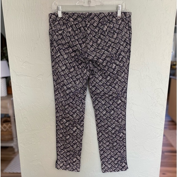 Anthropologie Cartonnier Charlie Blue ankle pants size 6 - Picture 3 of 11